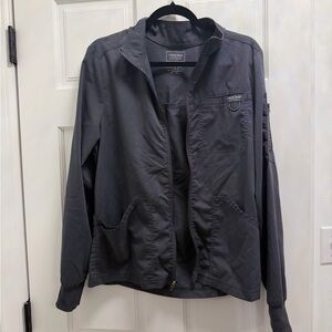 Cherokee Lightweight Shirt Jacket in Charcoal